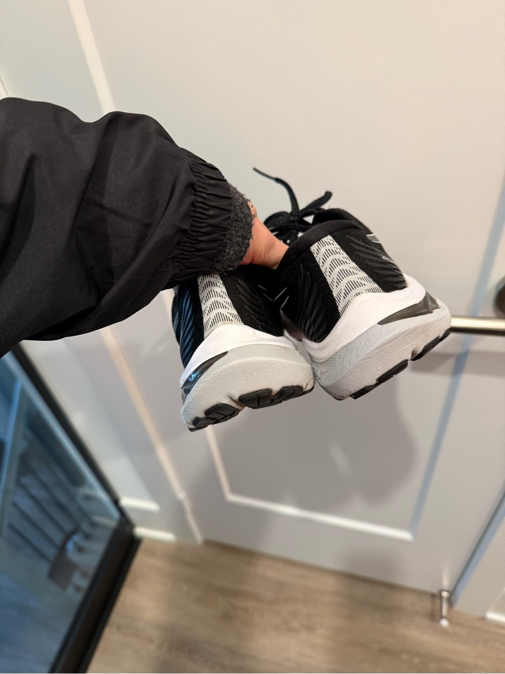 ASICS Black & White Running Shoes - Picture 4 of 5